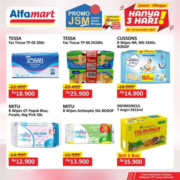 Promo JSM Alfamart Weekend 20-22 Desember 2024