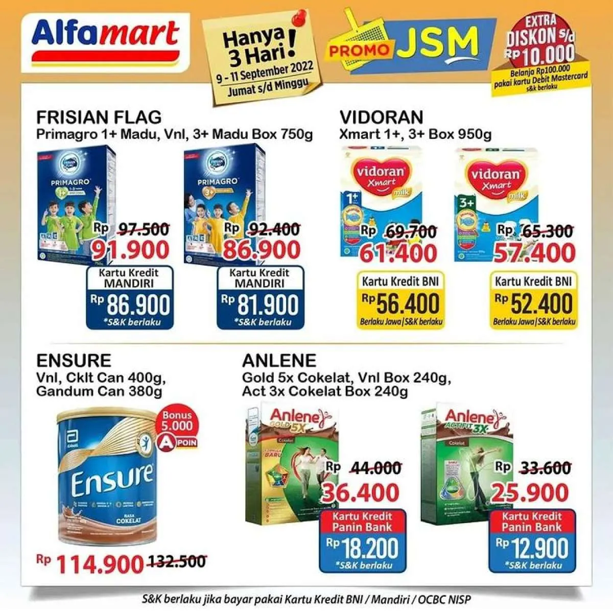Promo JSM Alfamart 9-11 September 2022, Susu hingga Body Wash Harga Ekonomis!