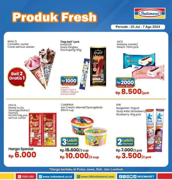 Promo Indomaret Super Hemat Periode 25 Juli-7 Agustus 2024