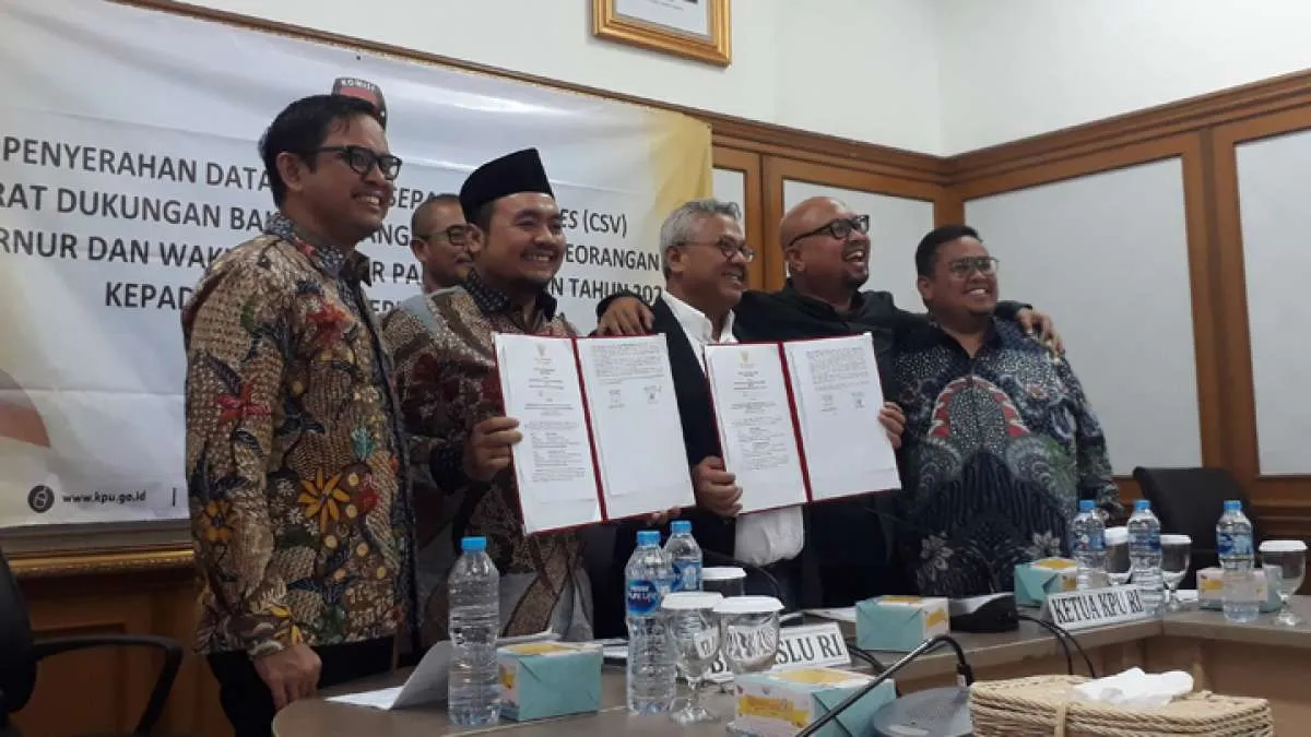Sudah ada 2 bakal paslon gubernur serahkan syarat dukungan pilkada ke KPU