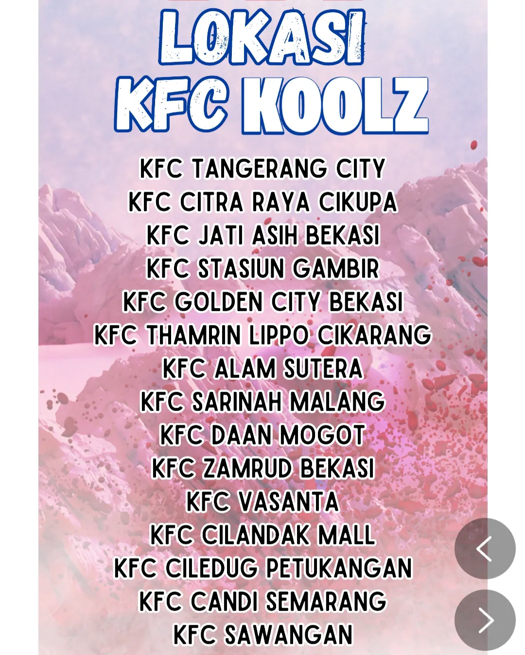 Lokasi KFC Koolz