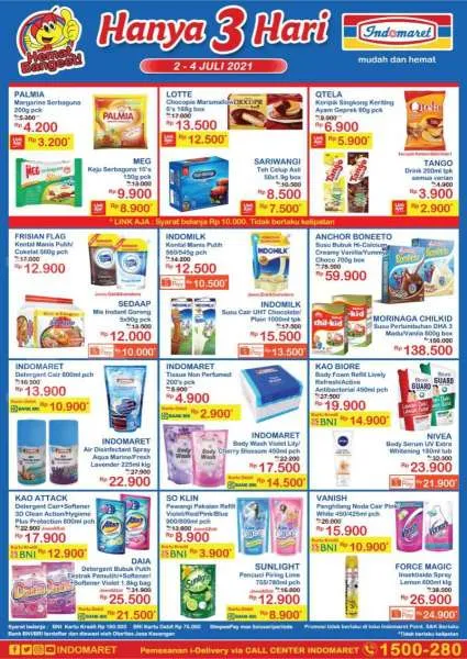 Promo Indomaret Hanya 3 Hari 2-4 Juli 2021