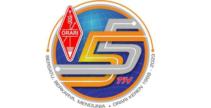Download Logo HUT ORARI ke 55 Tahun 2023 Resmi PNG, Lengkap Beserta Maknanya