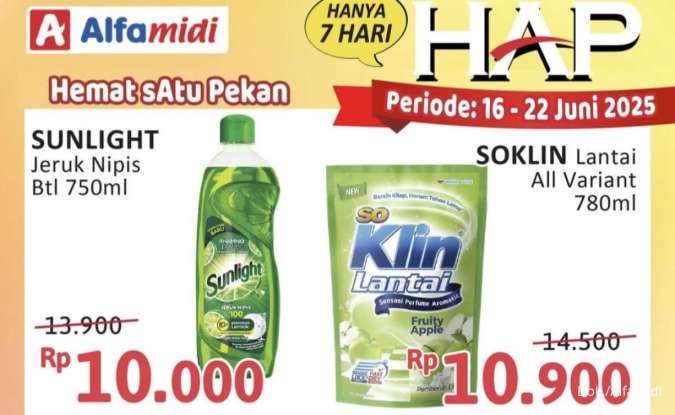 Katalog Promo Alfamidi Hemat Satu Pekan Periode 16-22 Juni 2025, Cek di Sini!