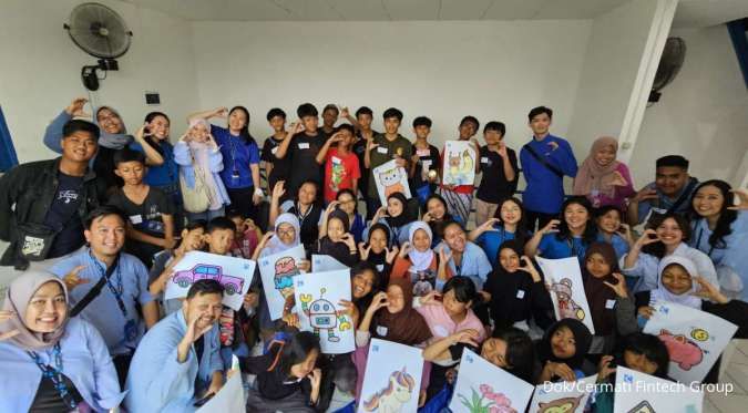 Cermati Fintech Group Gelar Aksi Peduli dan Edukasi Bersama Sahabat Anak Grogol 