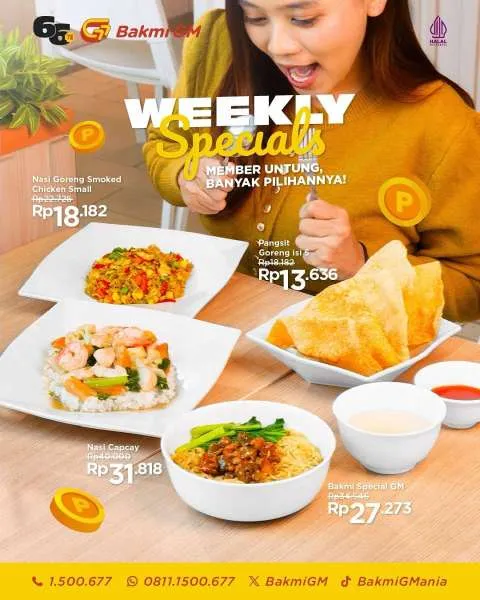 Promo Bakmi GM Weekly Specials September 2025