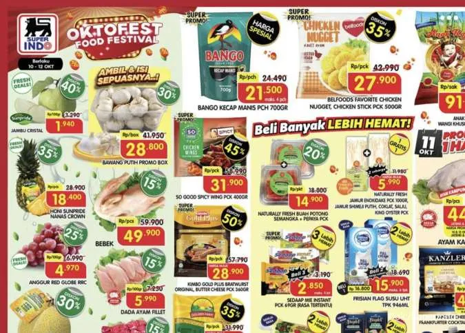 Katalog Promo JSM Superindo Diskon hingga 50% Periode 10-12 Oktober 2025