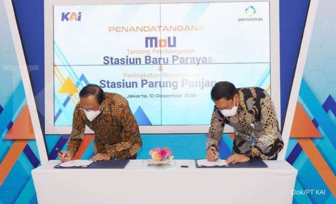 KAI dan Perumnas akan membangun stasiun baru di Parung Panjang