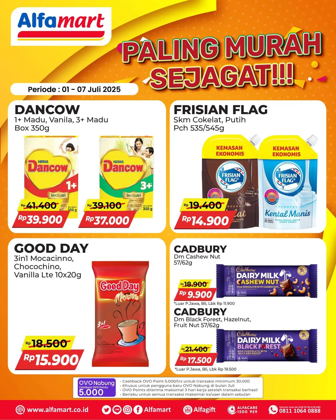 Promo Alfamart Paling Murah Sejagat Periode 1-7 Juli 2025