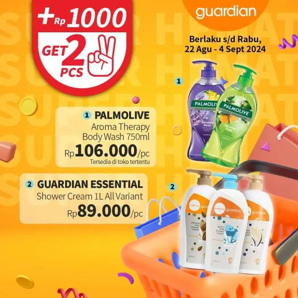 Promo Guardian Super Hemat Periode 22 Agustus-4 September 2024