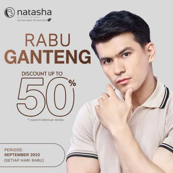Promo Rabu Ganteng Natasha Periode September 2022