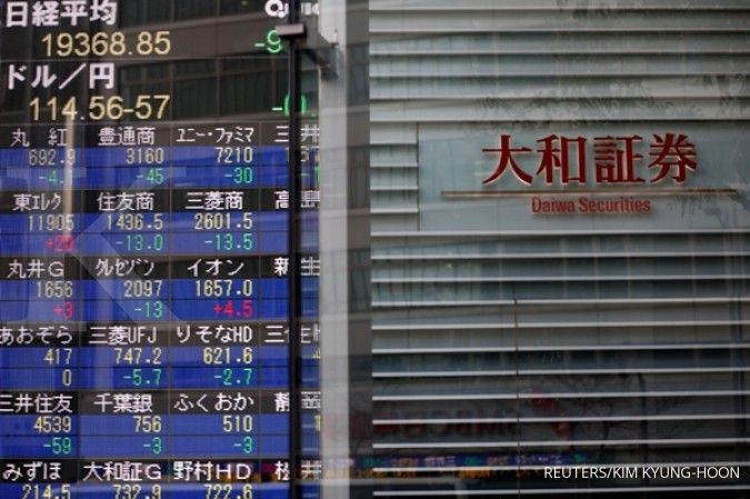 Wajah bursa Asia beragam, Nikkei jatuh lebih 1%