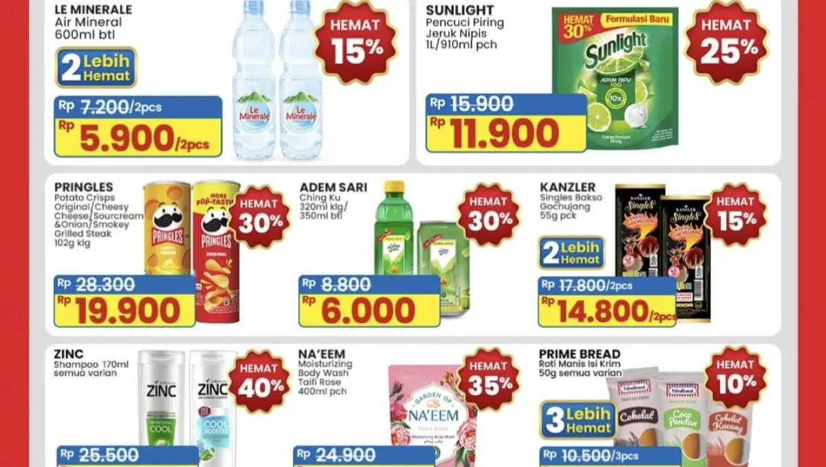 Promo JSM Indomaret hingga 6 April 2025, Sampo-Sabun Cuci Piring Diskon sampai 40%