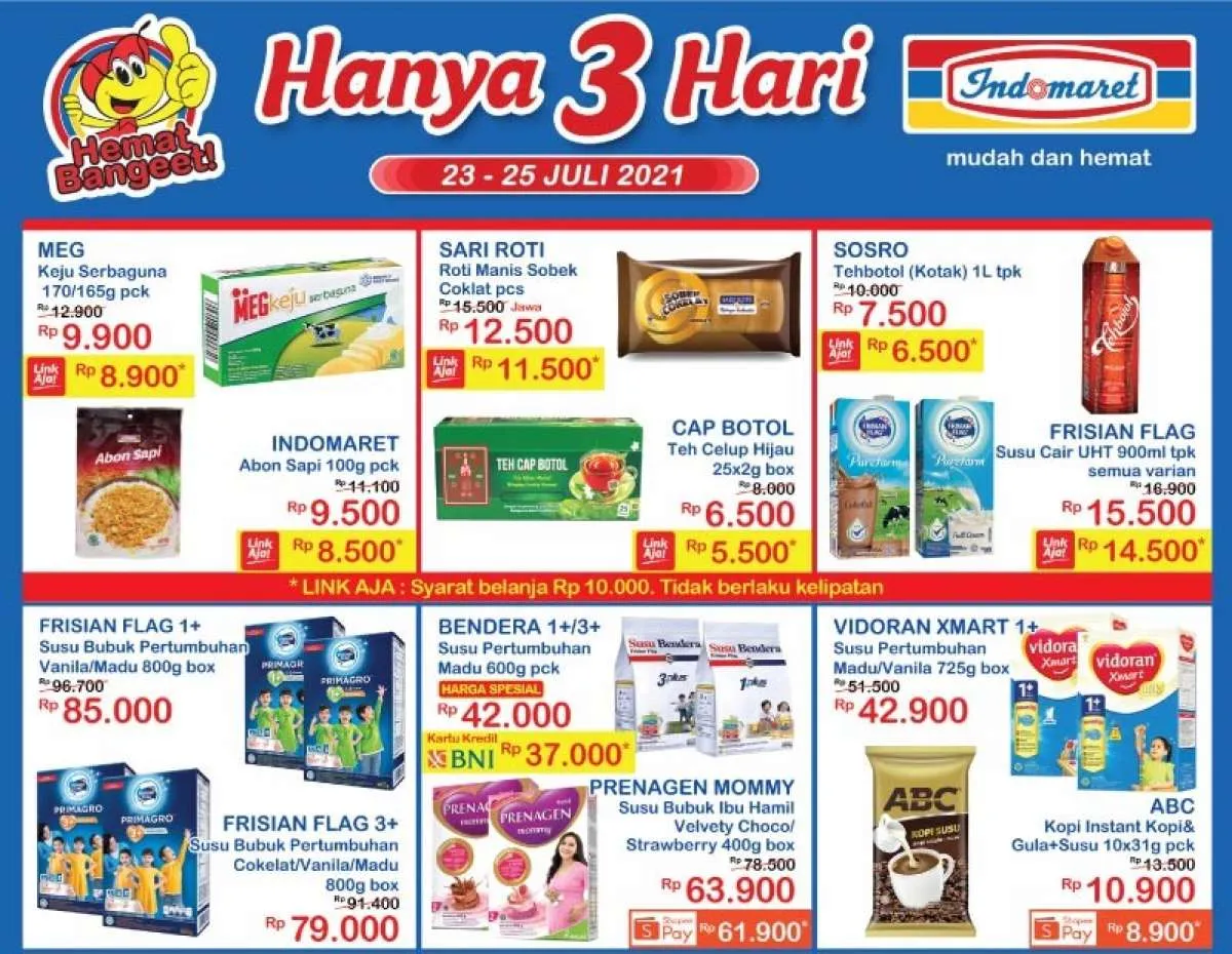 Promo JSM Indomaret Hanya 3 Hari 24 Juli 2021, diskonan akhir pekan!