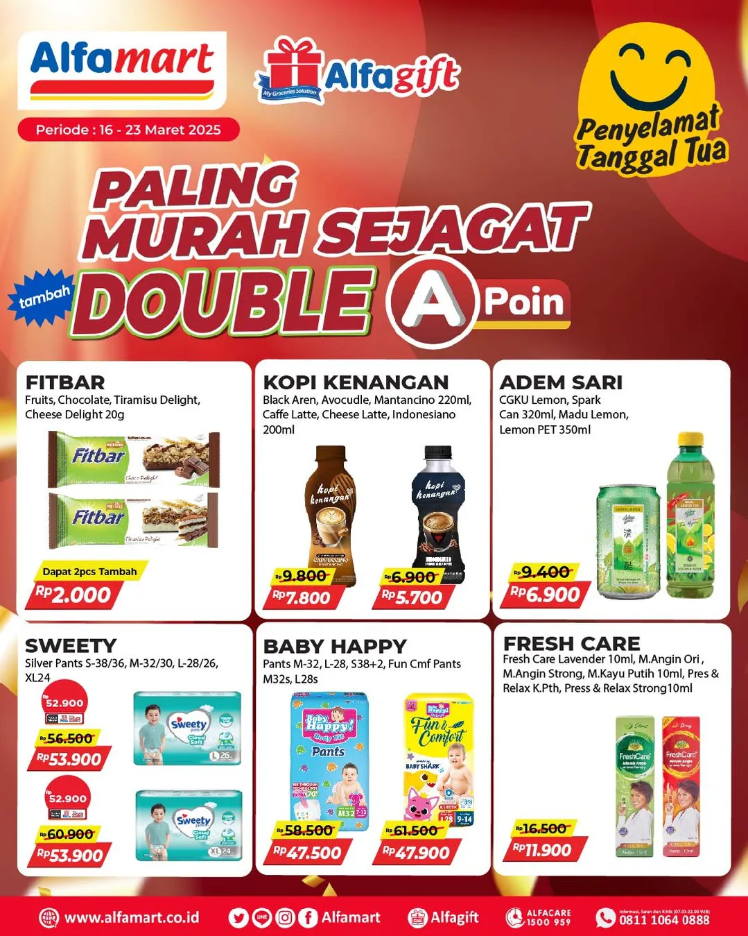 Promo Alfamart Paling Murah Sejagat Periode 16-23 Maret 2025