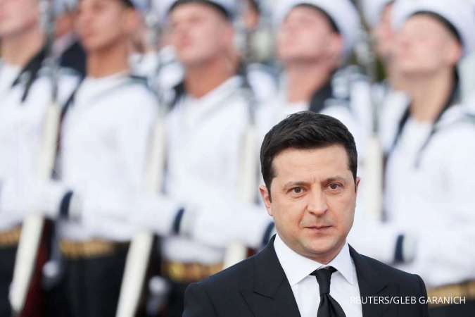 Soal Rusia akan Serang Ukraina, Presiden Zelensky: Tarik Napas Dalam-dalam, Tenang!