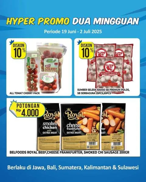 Promo Hypermart Dua Mingguan Periode 19 Juni-2 Juli 2025