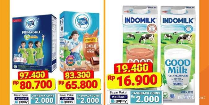 Promo Alfamart Paling Murah Sejagat 8-15 Agustus 2024, Susu Diskon hingga Rp 17.500