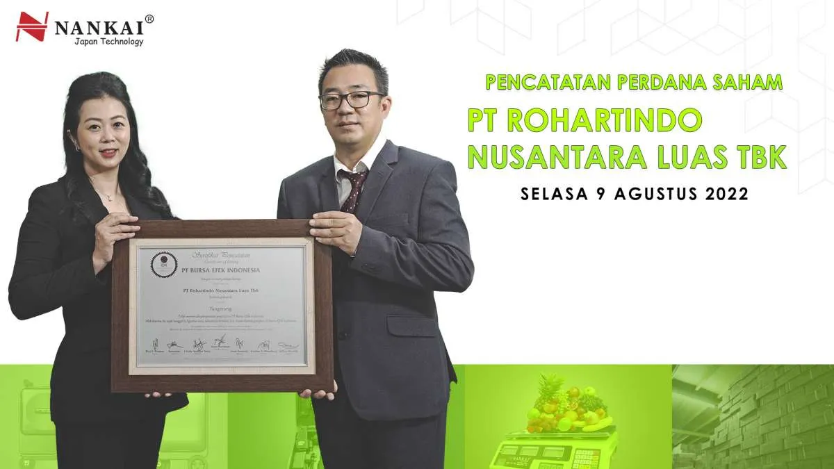 Resmi Melantai di Bursa, Saham Rohartindo Nusantara Luas (TOOL) Melonjak 34%