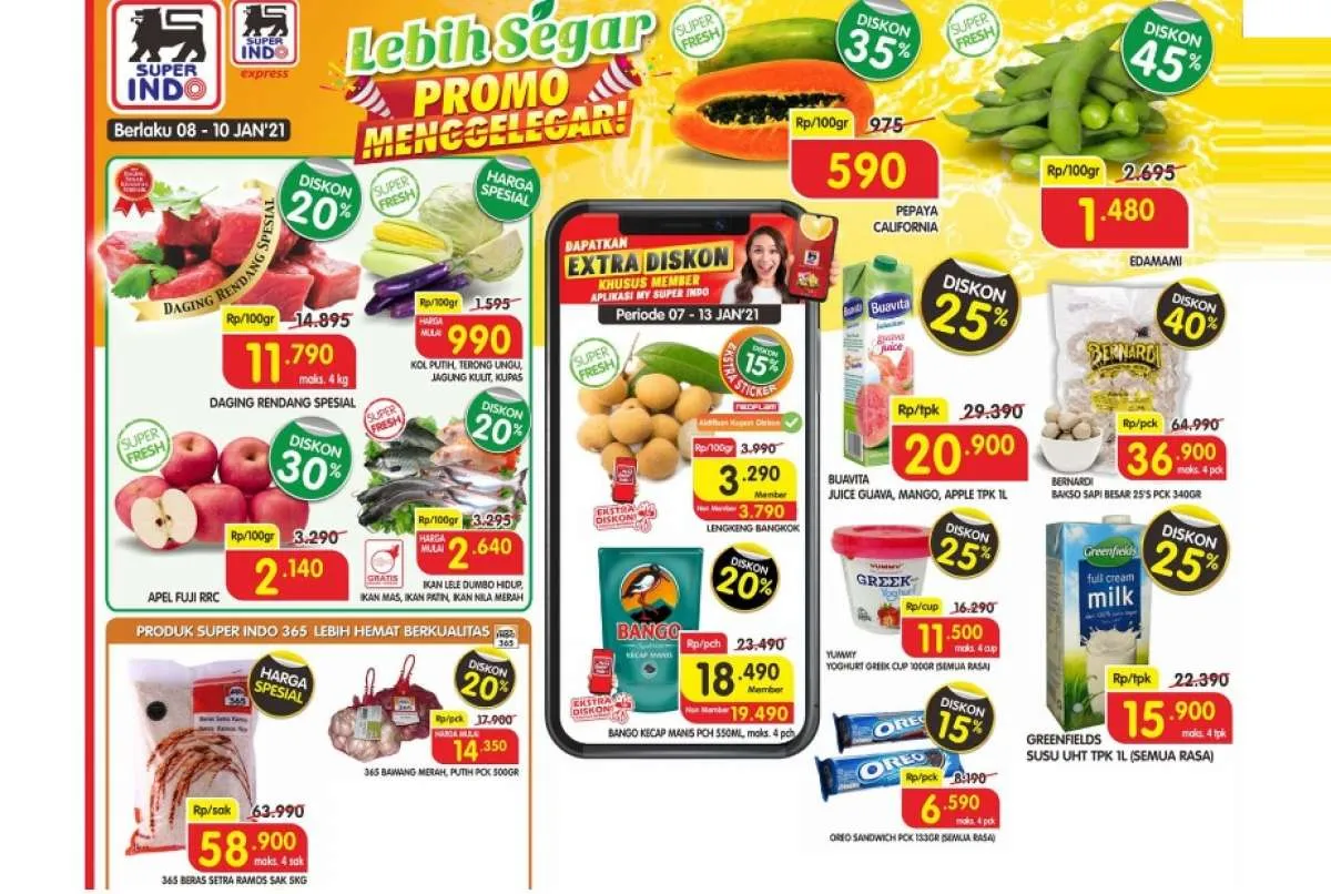 Promo JSM Superindo 8-10 Januari 2021, diskonan akhir pekan!