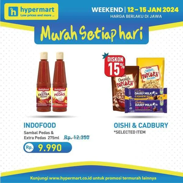 Promo JSM Hypermart Hyper Diskon Weekend Periode 12-15 Januari 2024