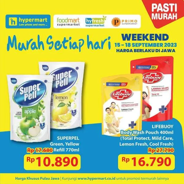 Promo Hypermart Hyper Diskon Weekend Periode 15-18 September 2023