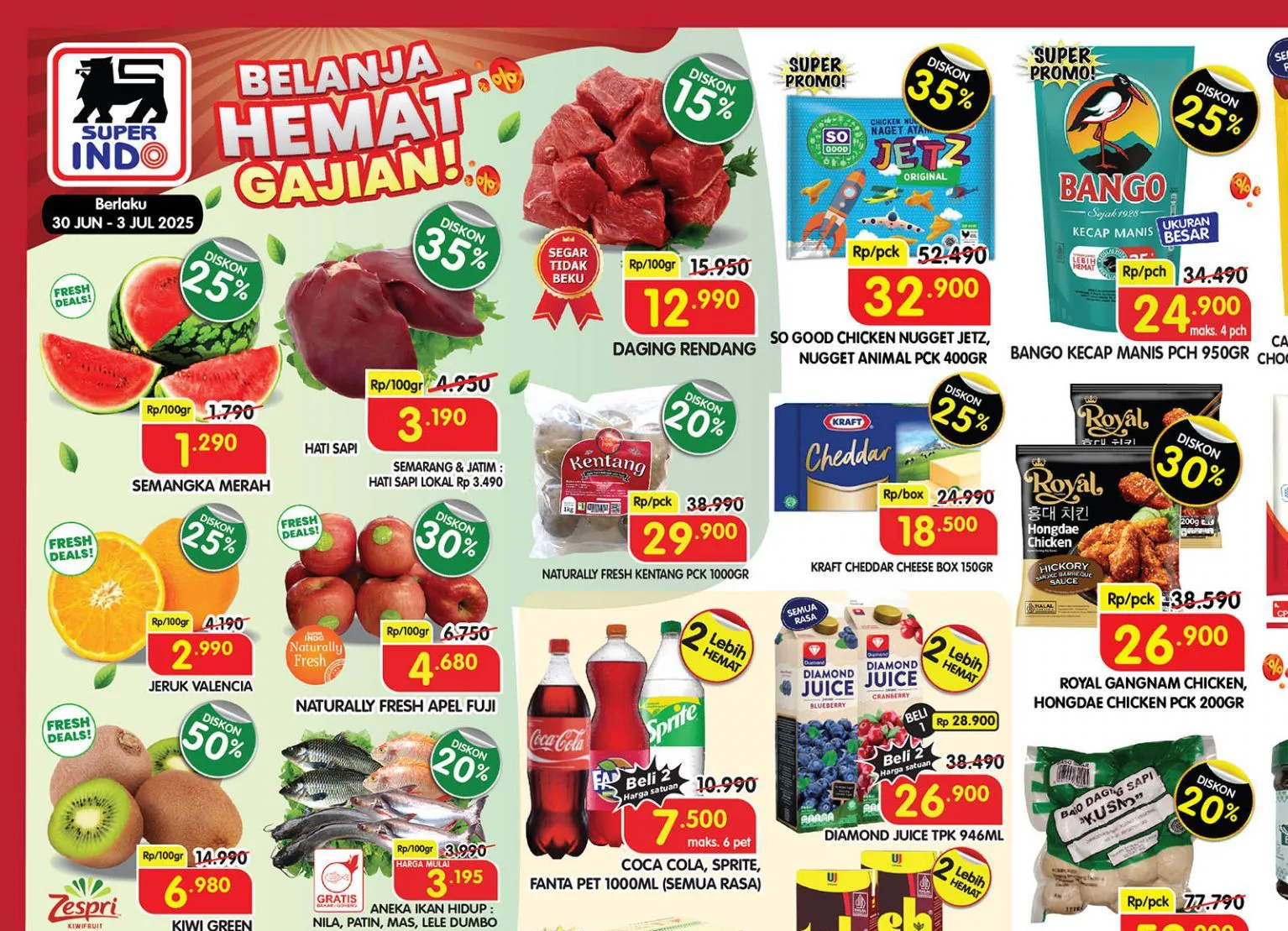 Promo Superindo Weekday 30 Juni-3 Juli 2025