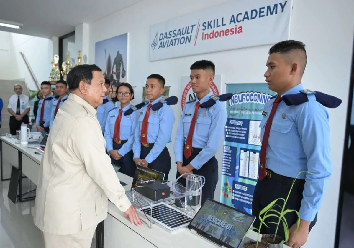 Prabowo Resmikan Sekolah Taruna Nusantara di Cimahi, Tampung 677 Siswa