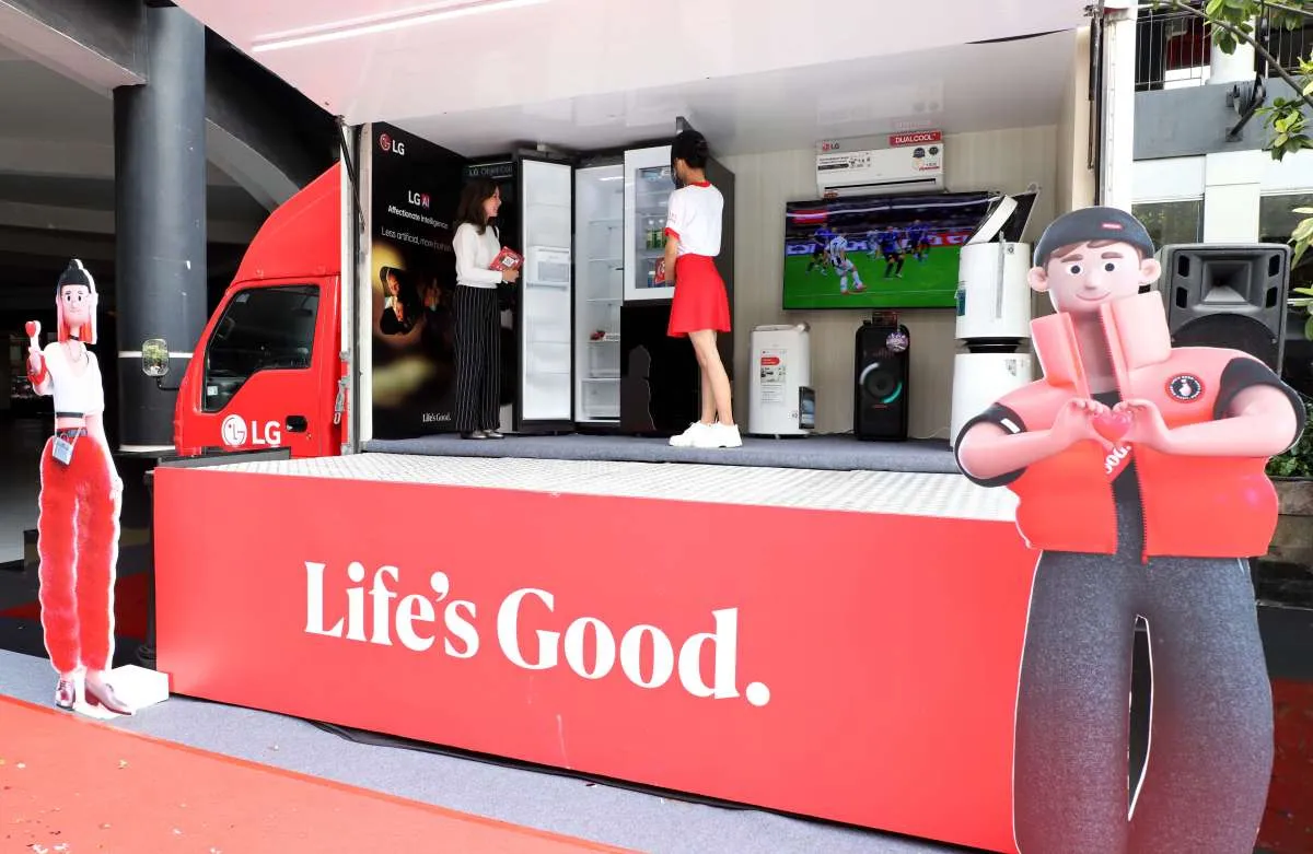 Perluas Edukasi dan Pemasaran Produk Eletronik Premium, LG Menggunakan Truk 