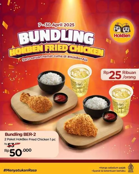 Promo Hokben Fried Chicken Berdua
