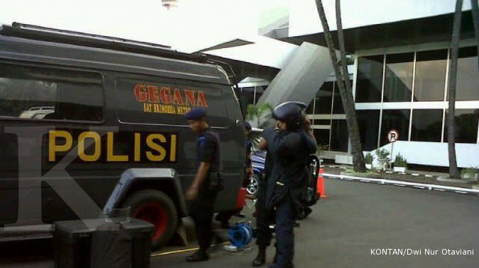 Gegana siaga di lokasi penembakan Bripka Sukardi