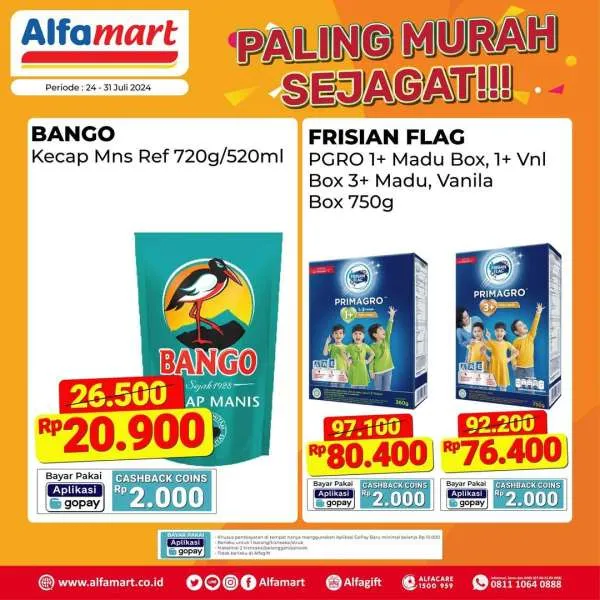 Promo Alfamart Paling Murah Sejagat Periode 24-31 Juli 2024