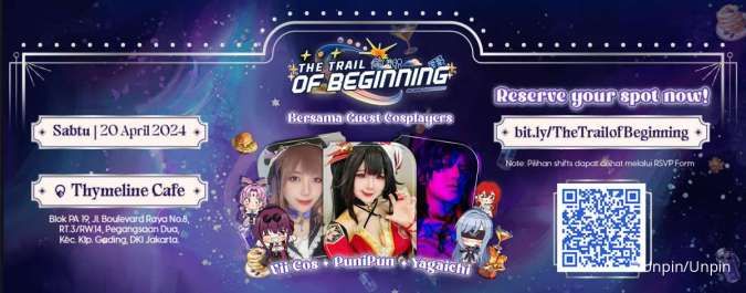 Buat Para Penggemar Honkai Star Rail, Cobain Makan Bareng Cosplayer di Kafe Ini