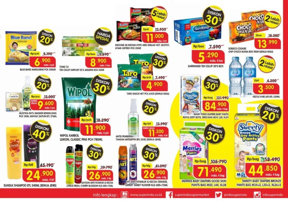 Promo Superindo hari ini 20 Desember 2020, diskon Hari Minggu!