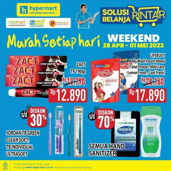 Promo Hypermart Hyper Diskon Weekend Periode 28 April-1 Mei 2023