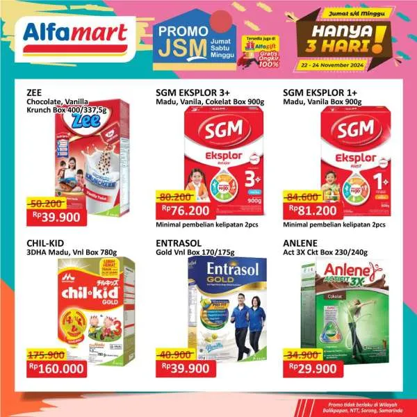 Promo JSM Alfamart Periode 22-24 November 2024