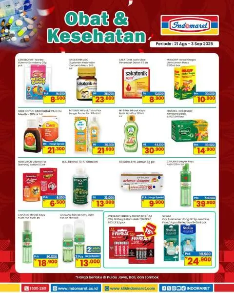 Promo Indomaret Super Hemat Periode 21 Agustus-3 September 2025