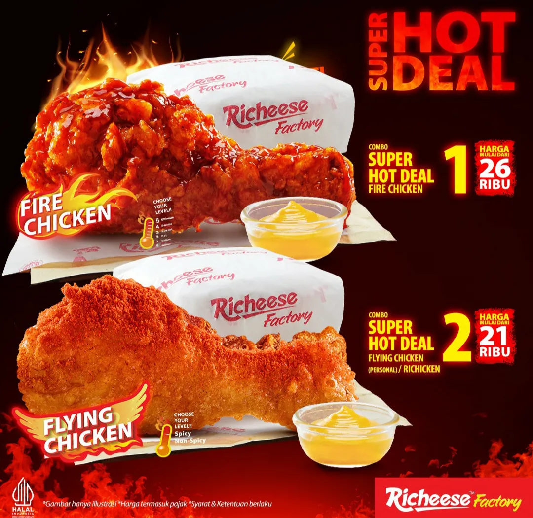 promo richeese super hot deal