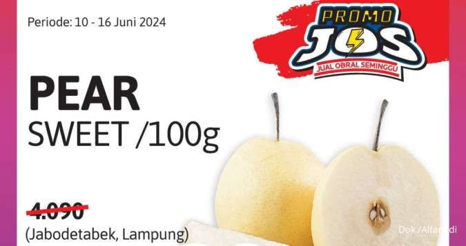 Promo Alfamidi sampai 16 Juni, Buah Pear Sweet Lebih Murah Berlaku di Jabodetabek