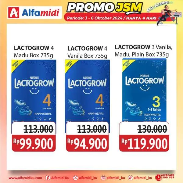 Promo JSM Alfamidi Hanya 4 Hari Periode 3-6 Oktober 2024