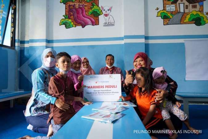 Peringati Hari HAM, Pelindo Marines Bantu PAUD Anak Berkebutuhan Khusus
