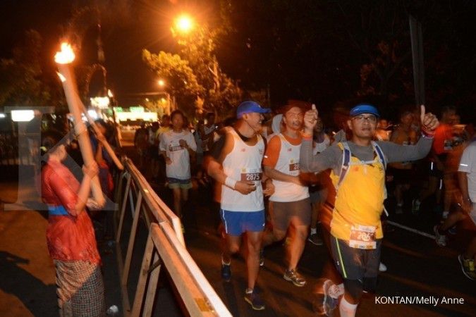 Lombok Marathon diundur 2018 akibat abu Gn Agung