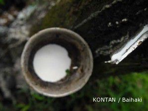 Produksi karet bakal melar tahun depan