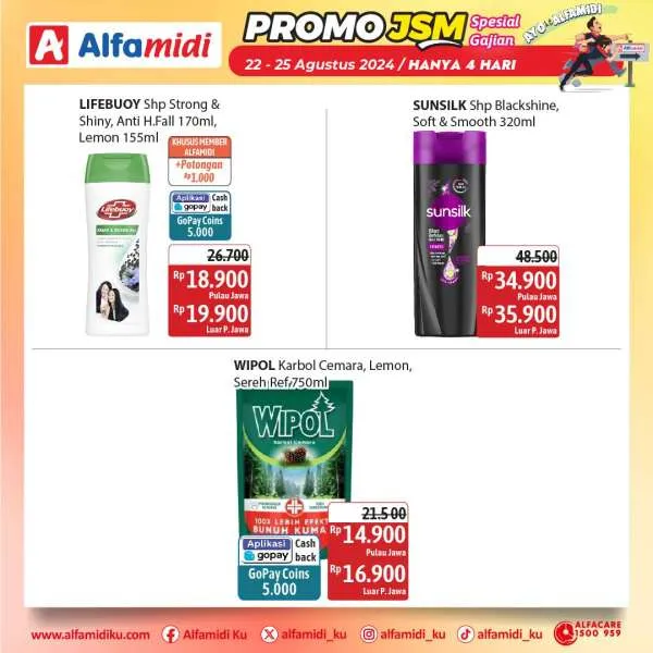 Promo JSM Alfamidi Spesial Gajian Periode 22-25 Agustus 2024