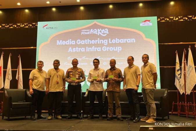 Manajemen Astra Infra dan Korlantas Polri saat media gathering.