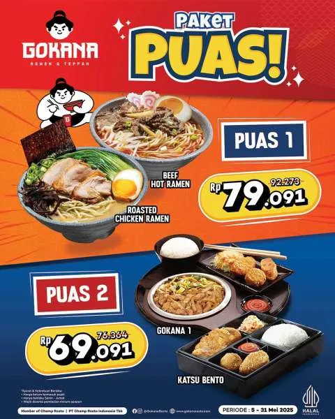 Promo Gokana Puas Senin-Jumat