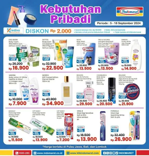 Promo Indomaret Super Hemat Periode 5-18 September 2024