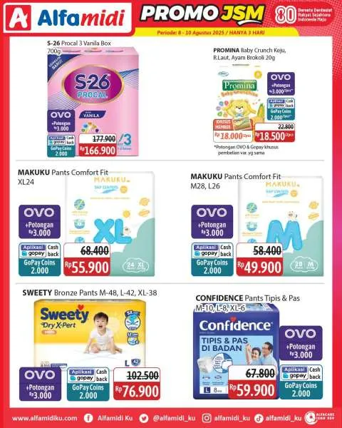 Promo JSM Alfamidi Periode 8-10 Agustus 2025