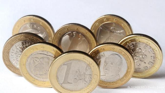 Euro perkasa terhadap 16 mata uang utama dunia