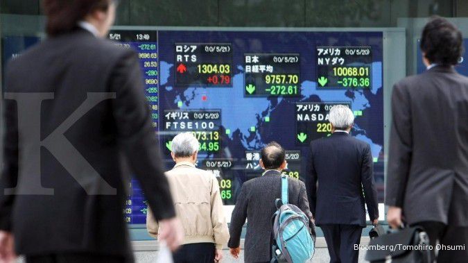 Bursa Asia mendung, namun tak ada kepanikan